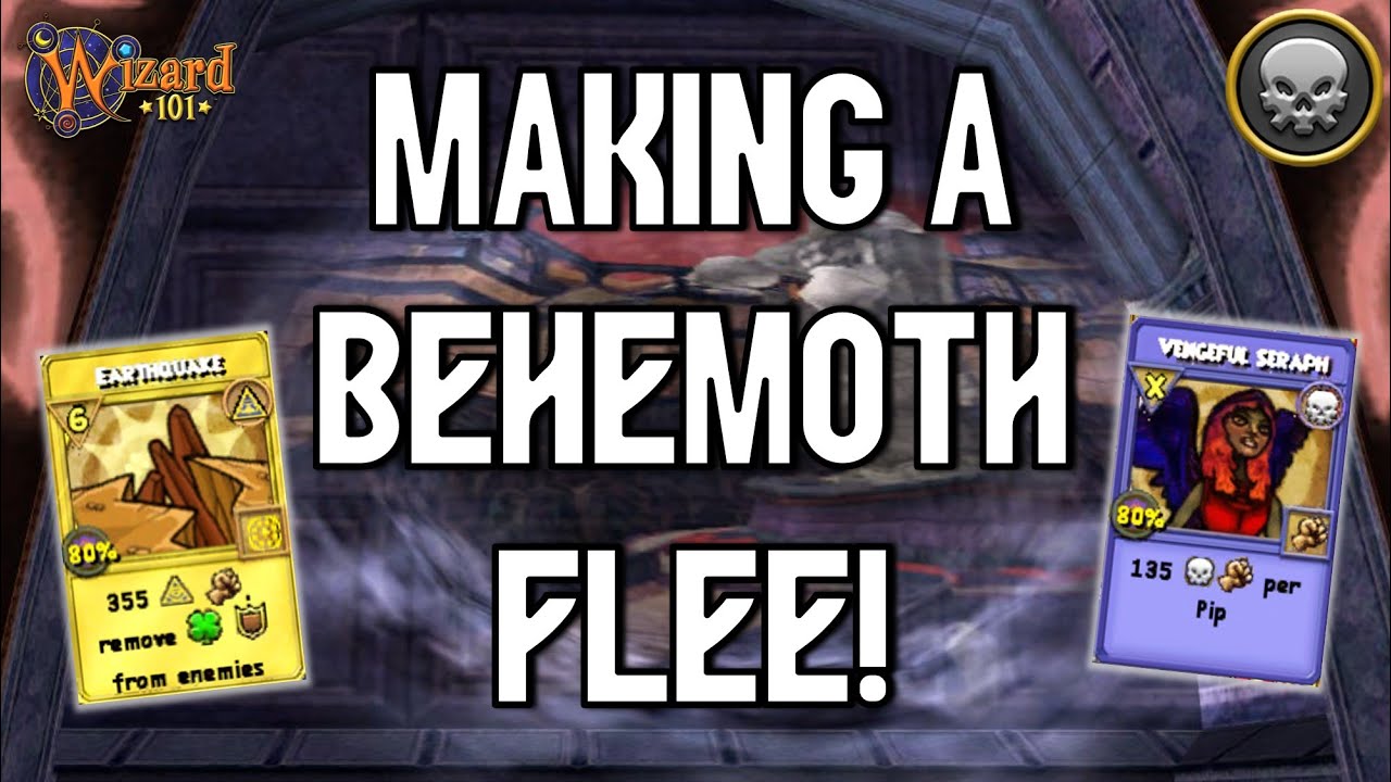 Wizard101: MAX DEATH PvP (140): Making A Behemoth FLEE!