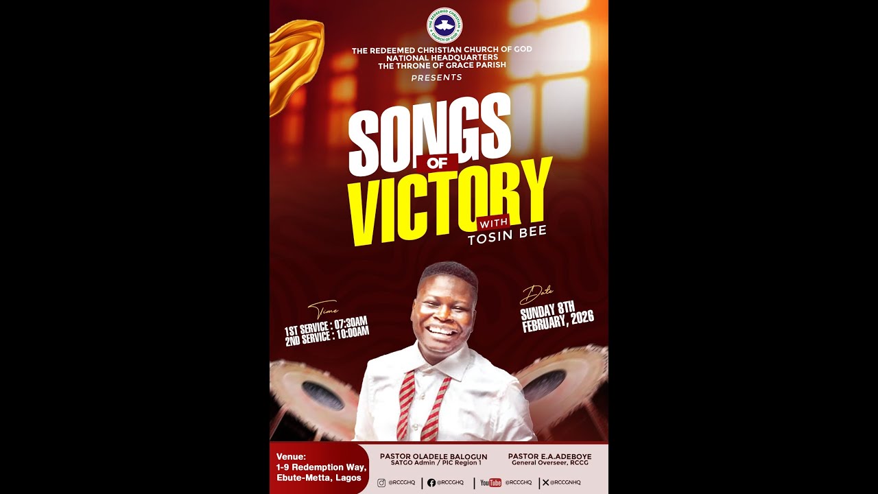 SUNDAY SERVICE (SECOND SERVICE) || SONGS OF VICTORY