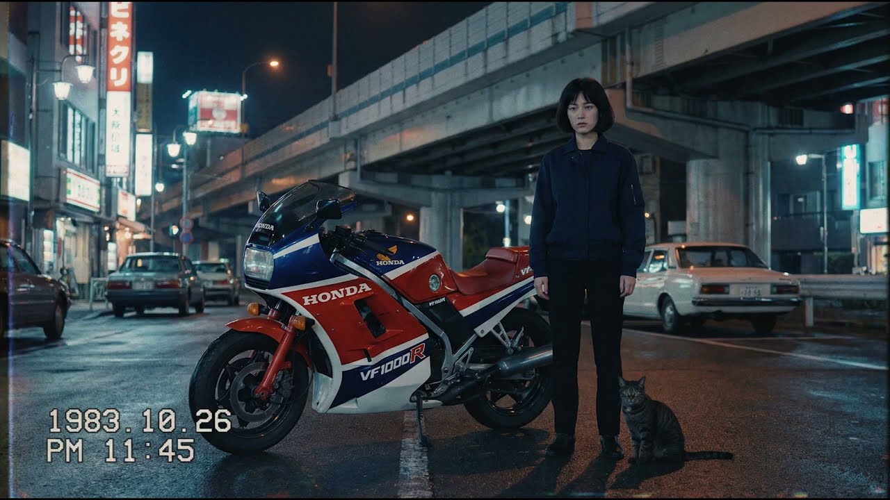 VF1000R | Tokyo Before the Bubble – City Pop Instrumental Night Drive/ VF1000R バブル前夜の首都高