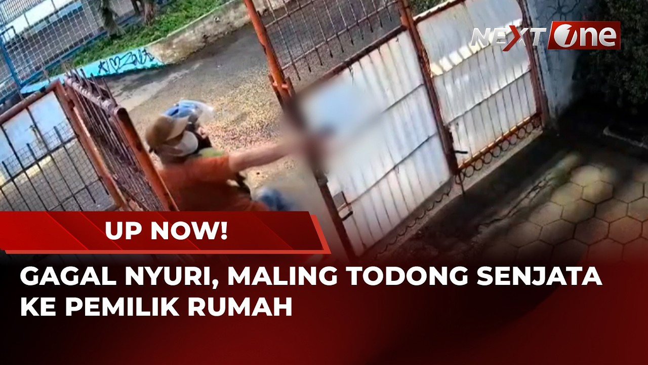 Kepergok Masuk Rumah, Maling Motor Bersenpi Todong Pemilik Rumah | UP NOW!