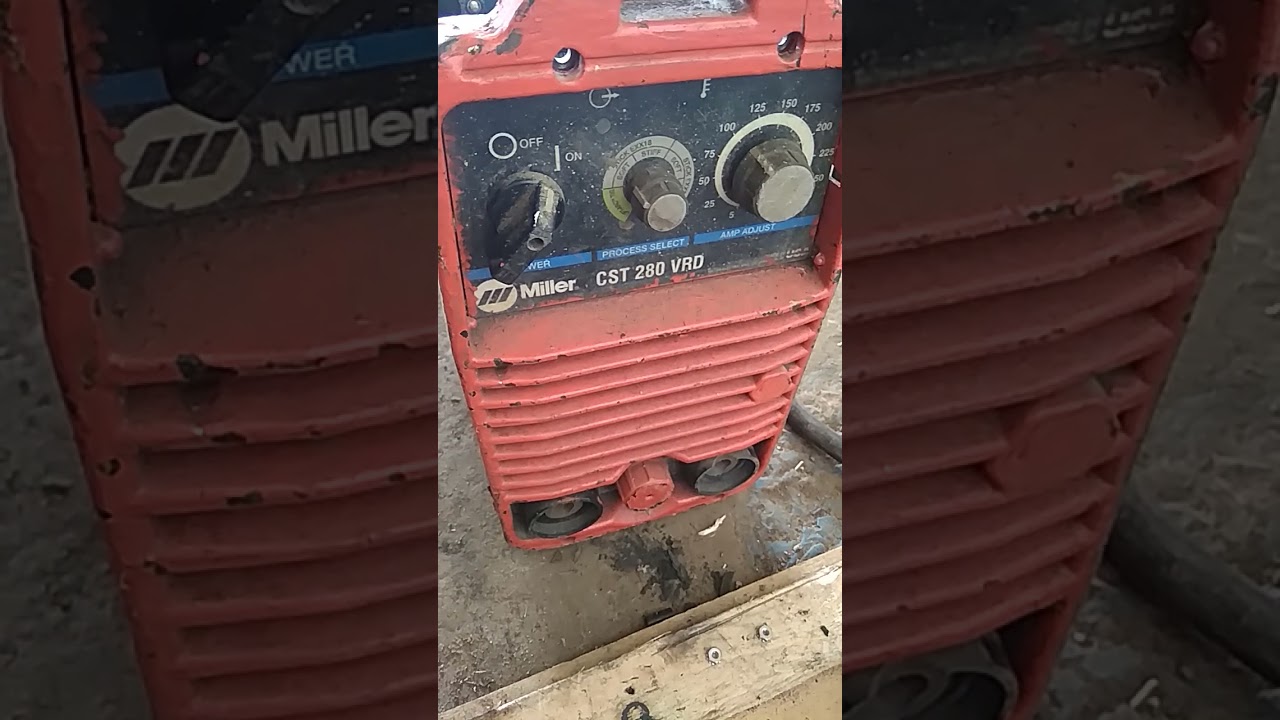 CARA MEMPERBAIKI WELDING TRAVO MILLER CST 280 LAMPU KEDIP-KEDIP DAN TIDAK KELUAR ARUS