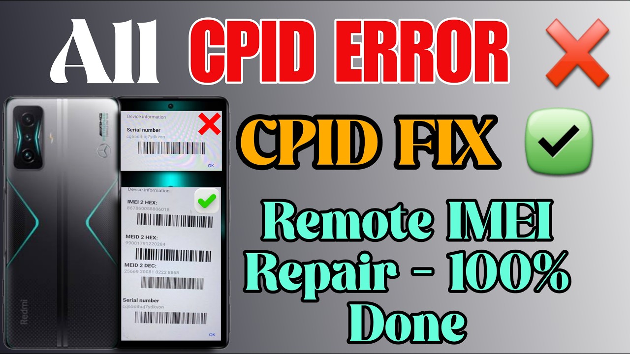 Восстановление CPID IMEI для Redmi Xiaomi Mi 🔥 100% рабочее решение | Поддерживаются все модели