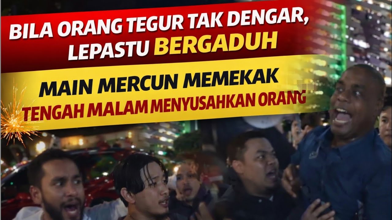 KAMPUNG MELAYU AIR ITAM KECOH‼️PENDUDUK BERTEMBUNG TAK PUAS HATI BUNYI MERCUN