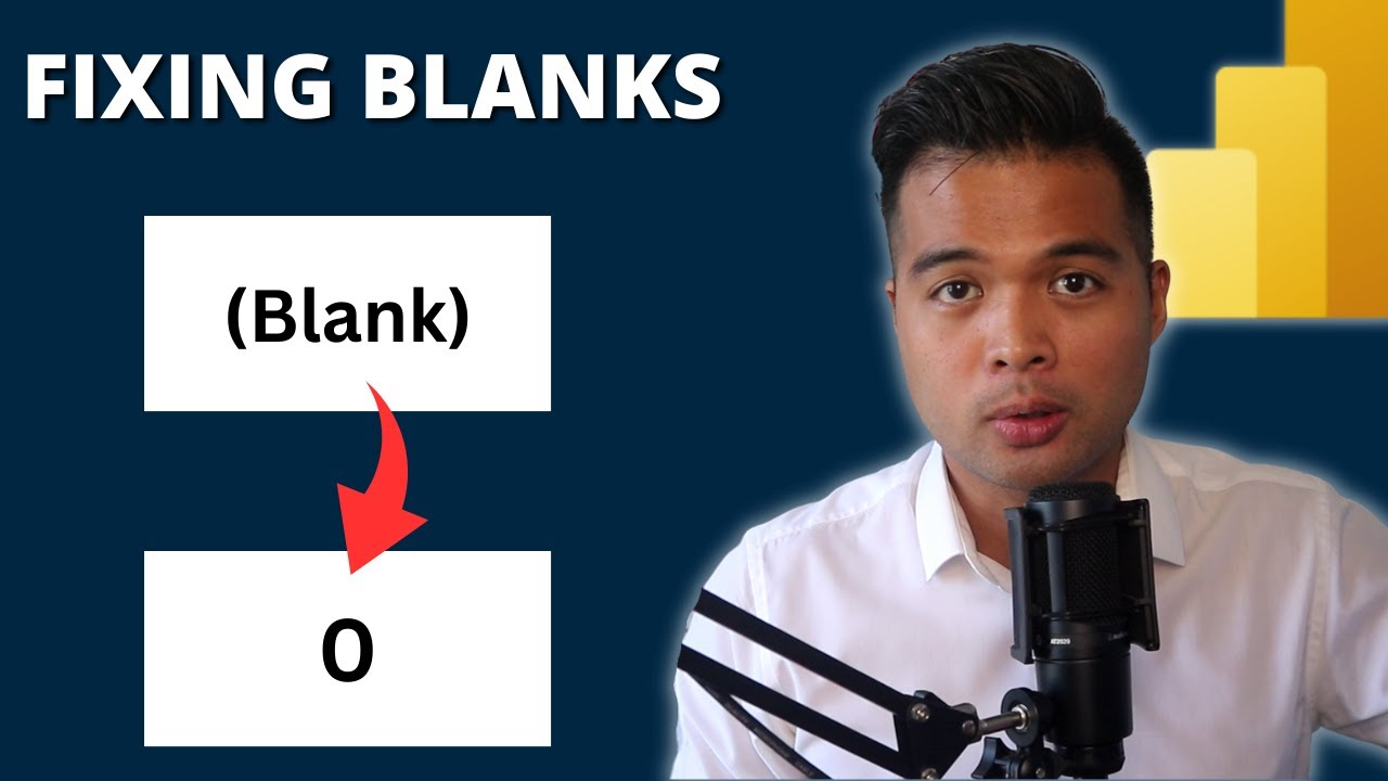 THREE WAYS to deal with BLANKS in POWER BI Reports // How to fix Blanks with or without DAX