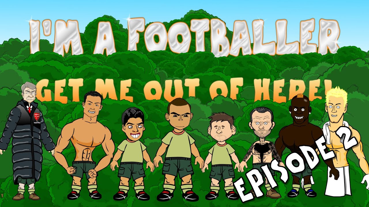 💻I'm A Footballer...Get Me Out Of Here! Episode 2💻(Suarez Wenger Ronaldo Messi Balotelli)
