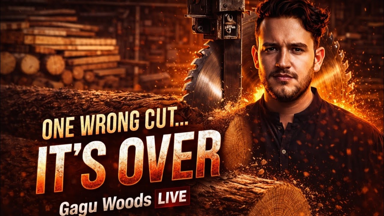 ⚠️ One Mistake Could Cost Everything... (Extreme Live Wood Cutting) 16:Feb