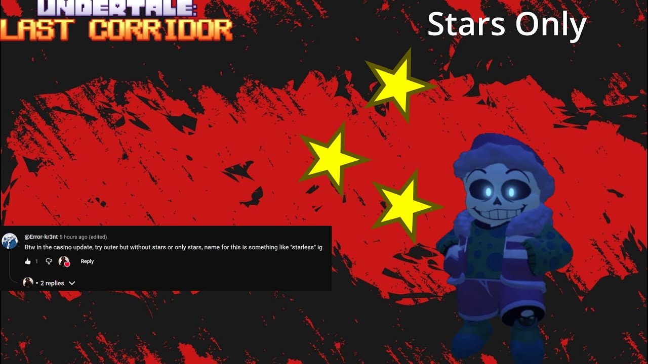 Outer Sans Stars Only (Challenge) | Undertale: Last Corridor | Roblox