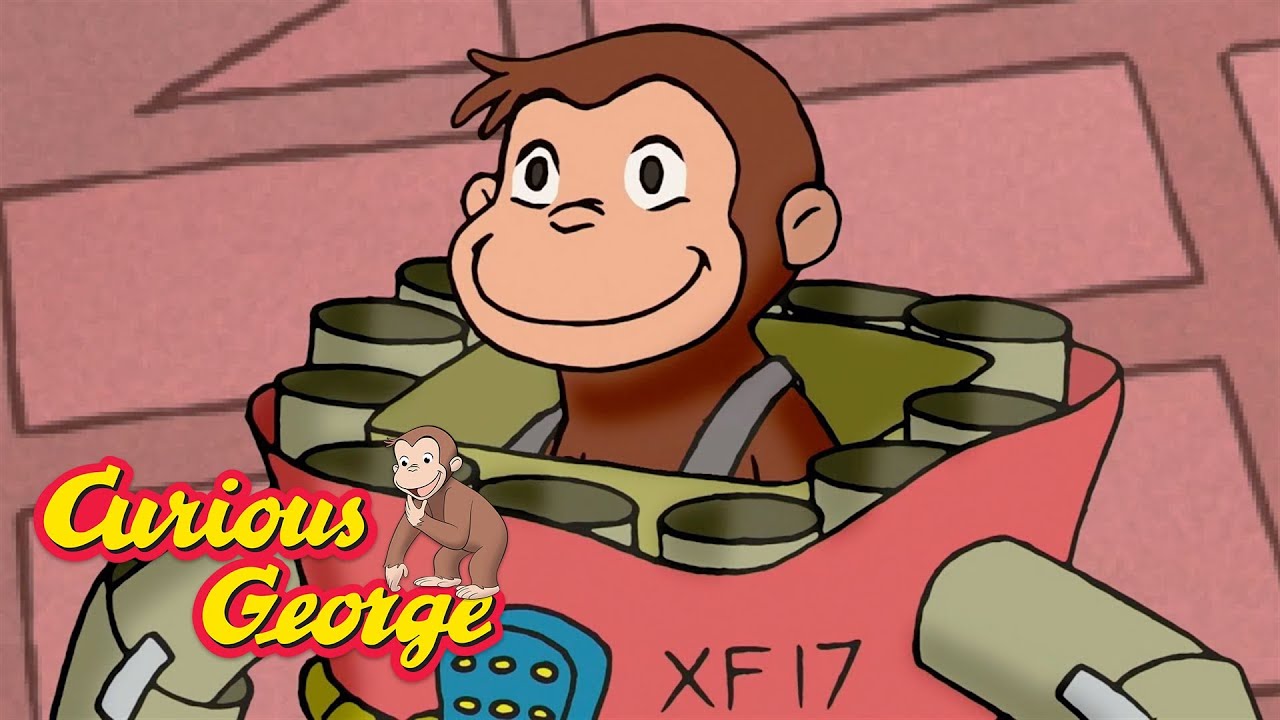 George the Robot Monkey! 🐵 Curious George 🐵 Kids Cartoon 🐵 Kids Movies