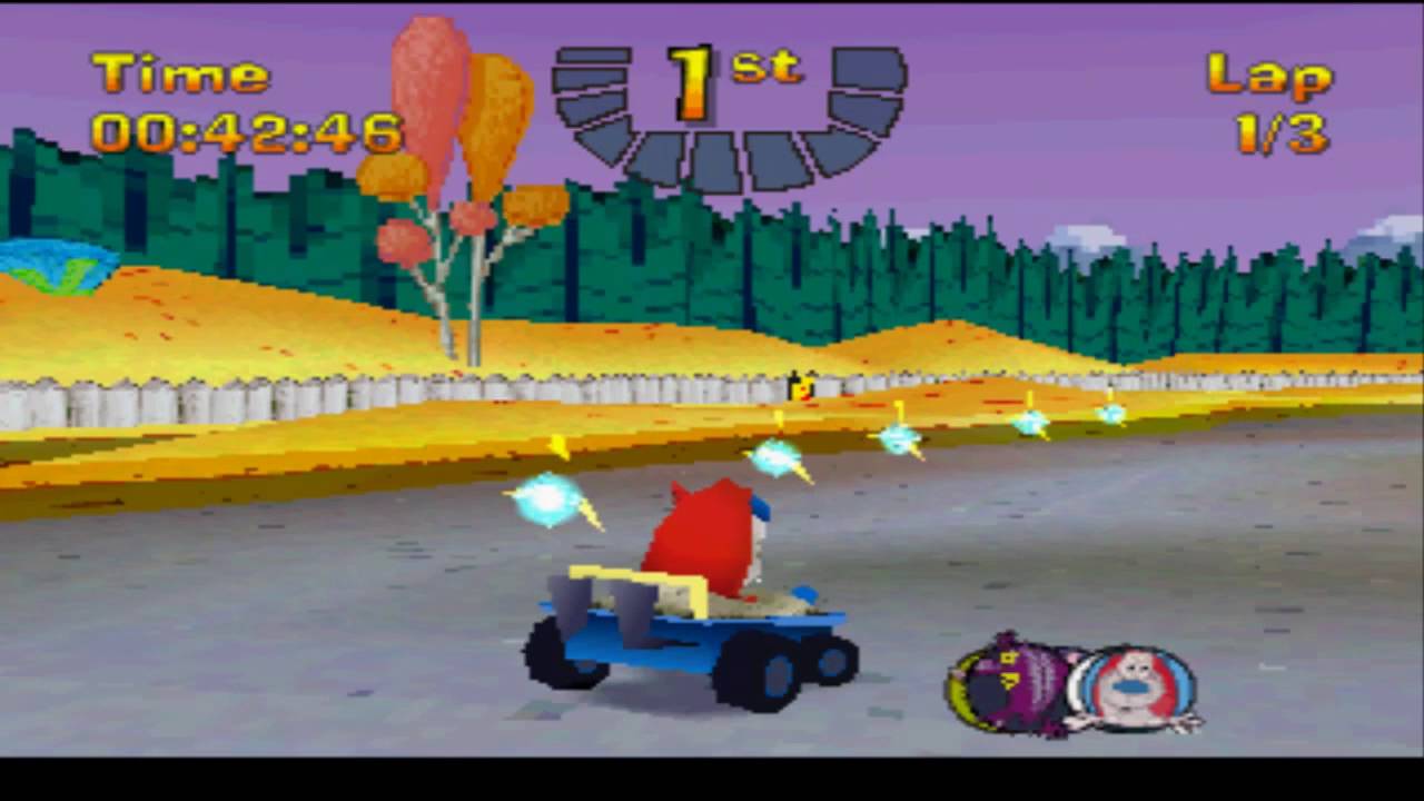 Cup 2 (Medium) Nicktoons Racing PS1 Playtrough