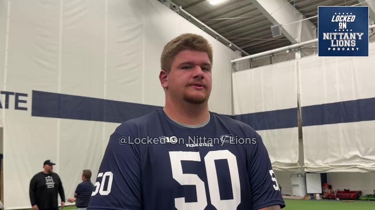 Offensive Lineman Cooper Cousins on Why He Stayed at Penn State Football for Coach Campbell