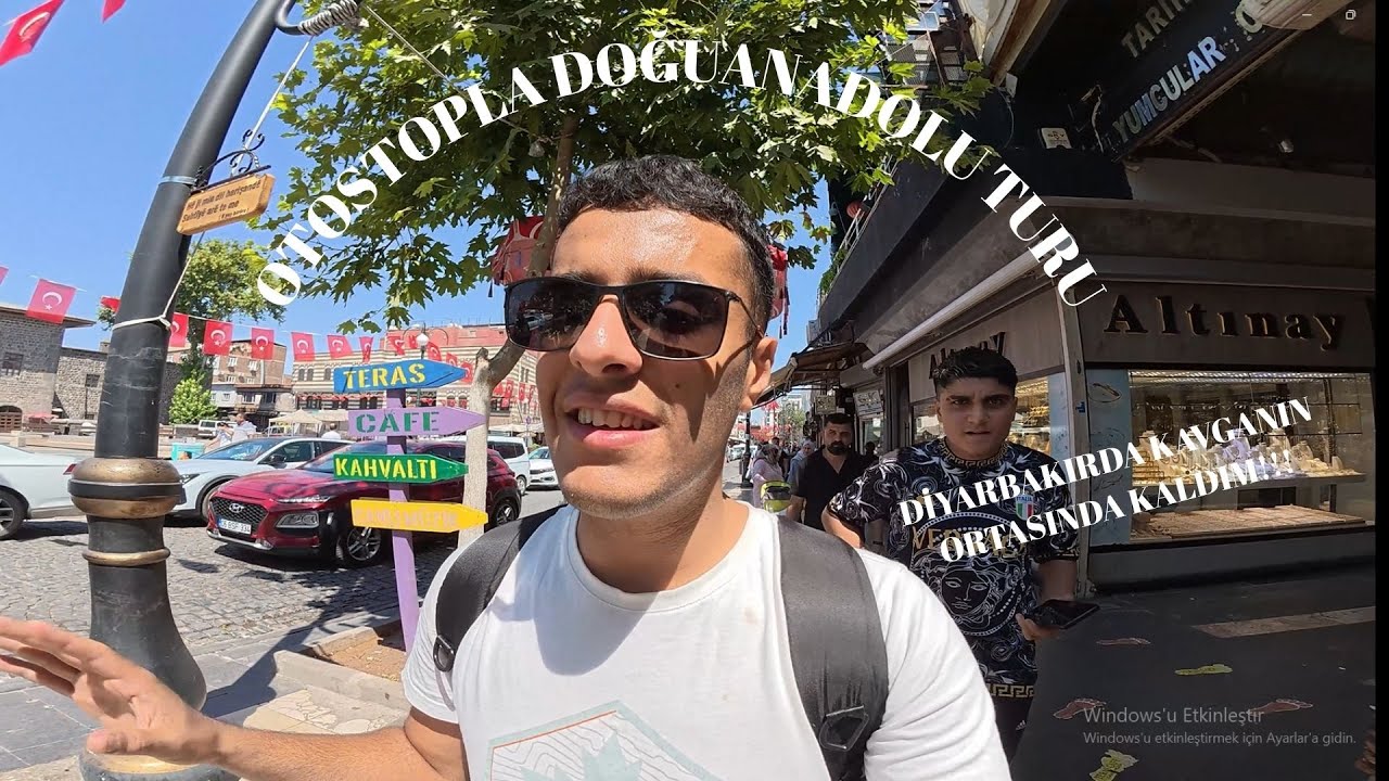 Otostopla Diyarbakır-Mardin Vlog 1. Gün|Tanımadığım Adamın Evinde Kaldım!