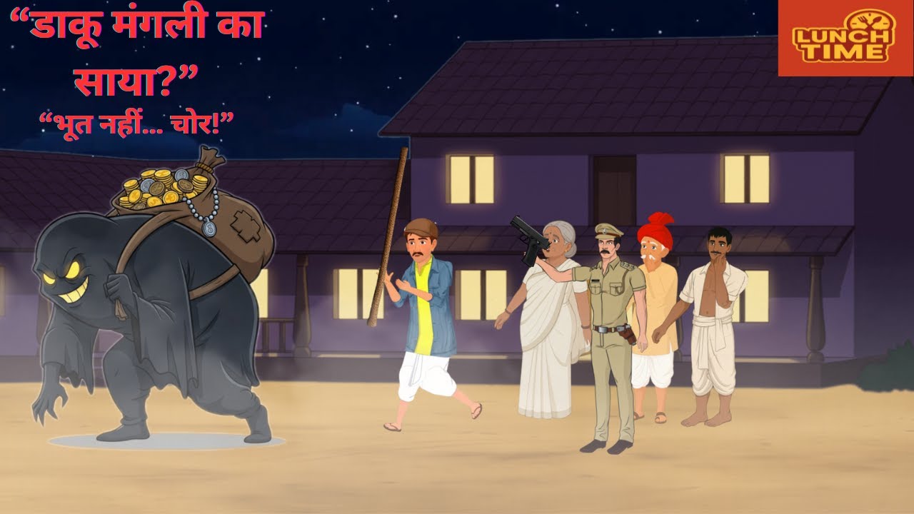“डाकू मंगली का साया?  | भूत नहीं… चोर | #hindi  #horror  #suspense  Story” #cartoon #horror