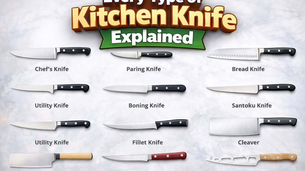 Every Type of Kitchen Knife Explained 