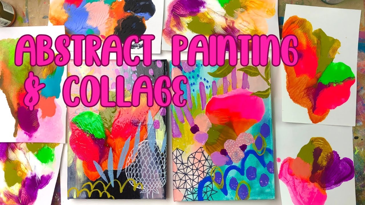 Abstract Art Painting Process and Inspiration on Small Canvases 🎨✨