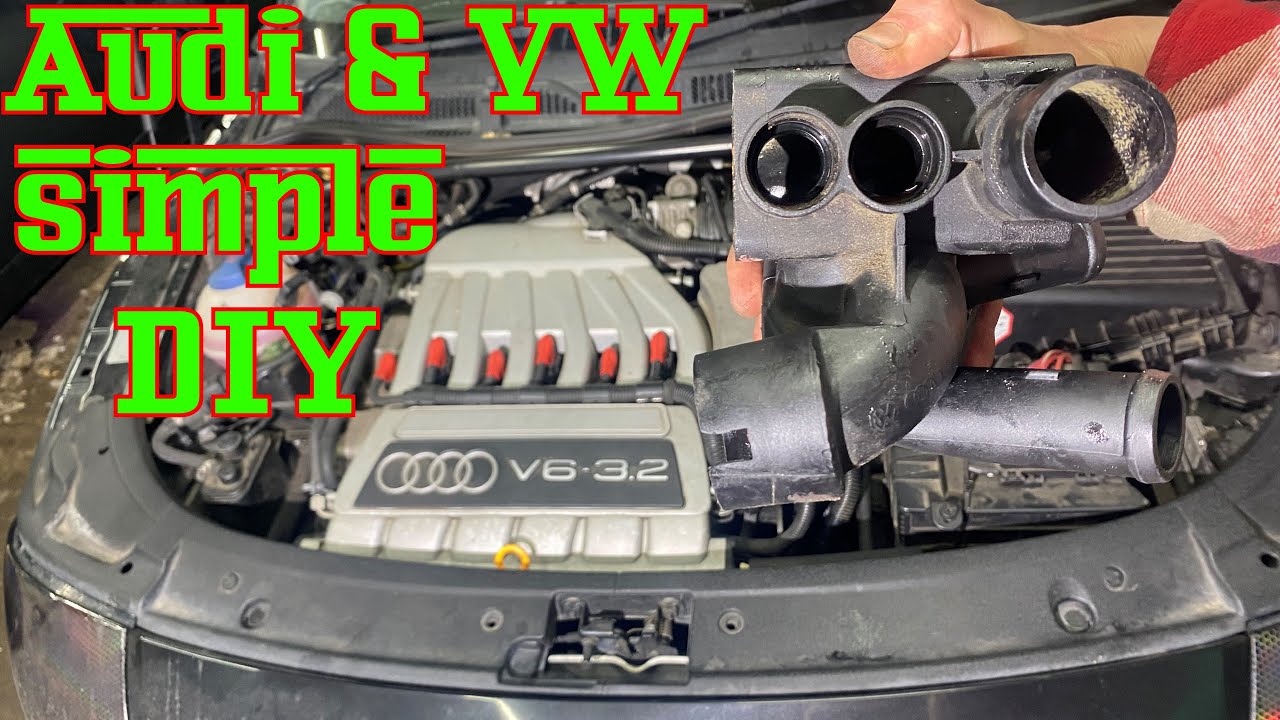 VW/Audi VR6 3.2L coolant thermostat & housing replacement