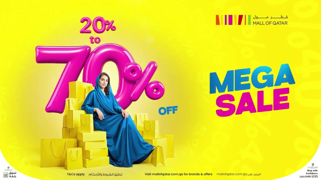 Mega Sale at Mall of Qatar | Up to 70% OFF | April 29 &ndash; May 2