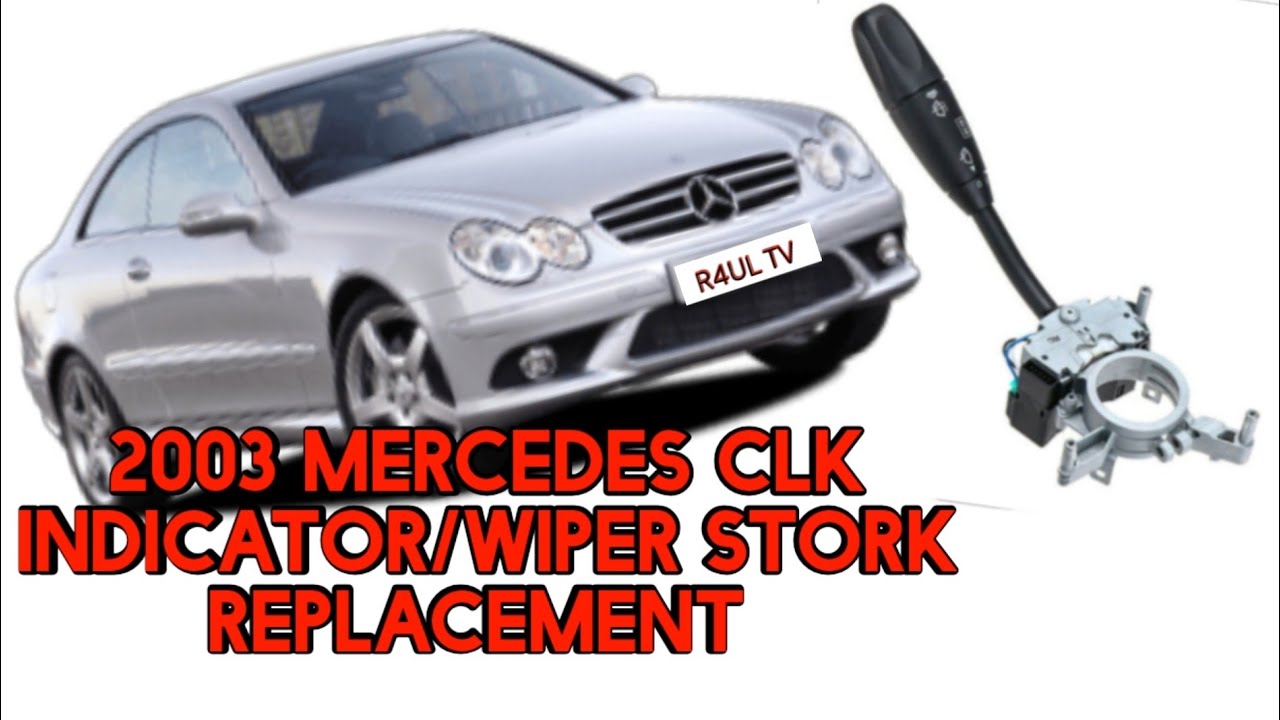 Замена рычага стеклоочистителя/указателя поворота Mercedes CLK 2003 года
