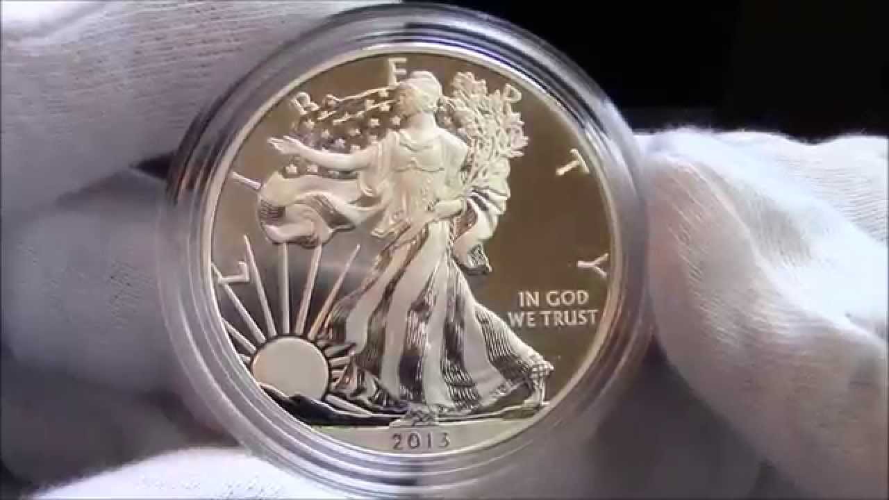 2013 - American Silver Eagle 2-Coin Set - Reverse Proof & Enhanced Uncirculated - Coin Showcase