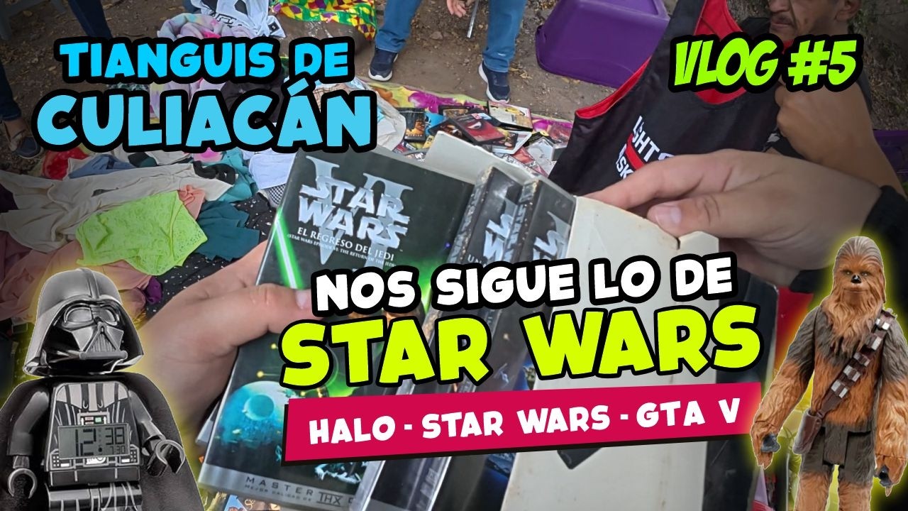 Chachareando en los tianguis de Culiacán levantamos algo de halo, star wars y juegos de xbox