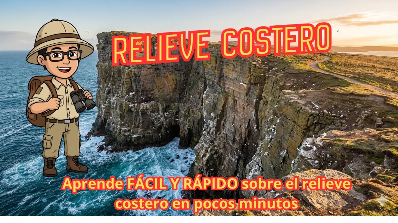 ¡Explora el RELIEVE COSTERO! 🌊 Penínsulas, Atolones y MÁS (Guía Fácil)