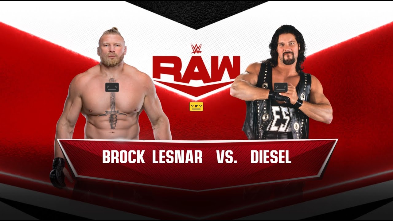 Brock Lesnar vs Diesel - WWE 2K22