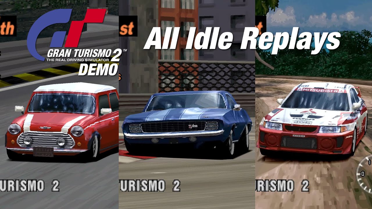 Gran Turismo 2 Demo: All Idle Replays