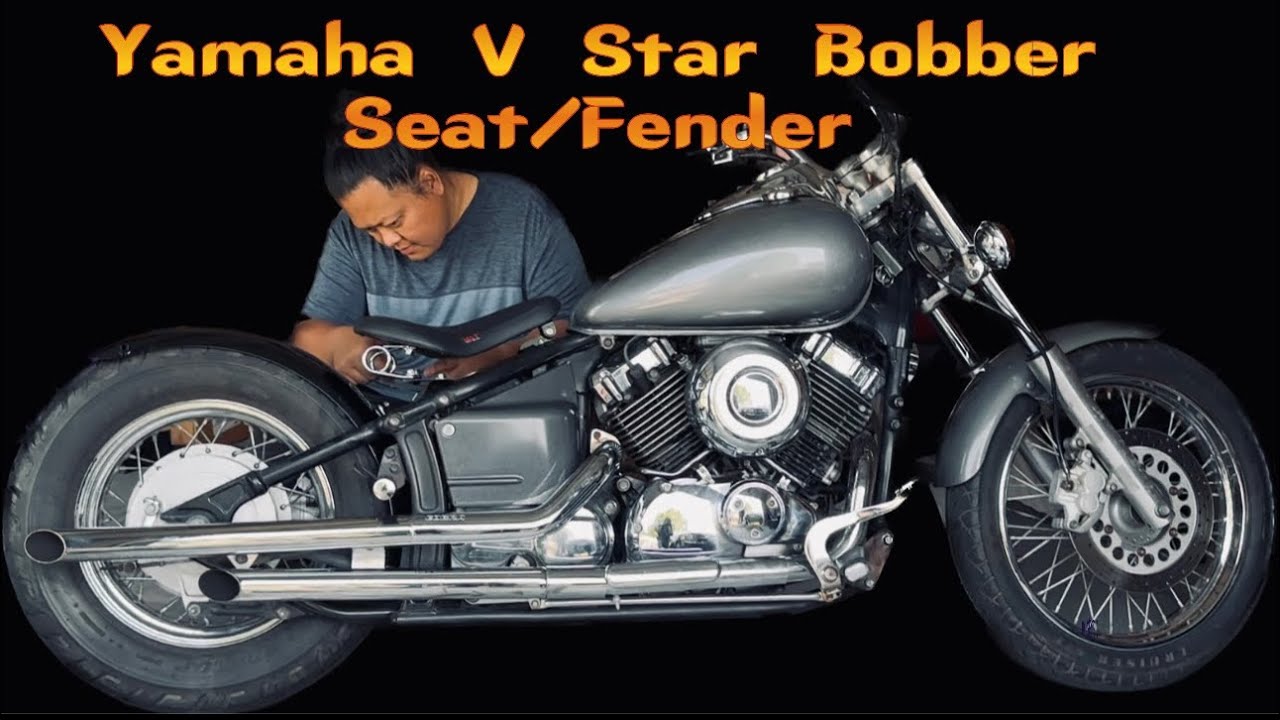 Yamaha V Star New bobber seat / rear fender from China