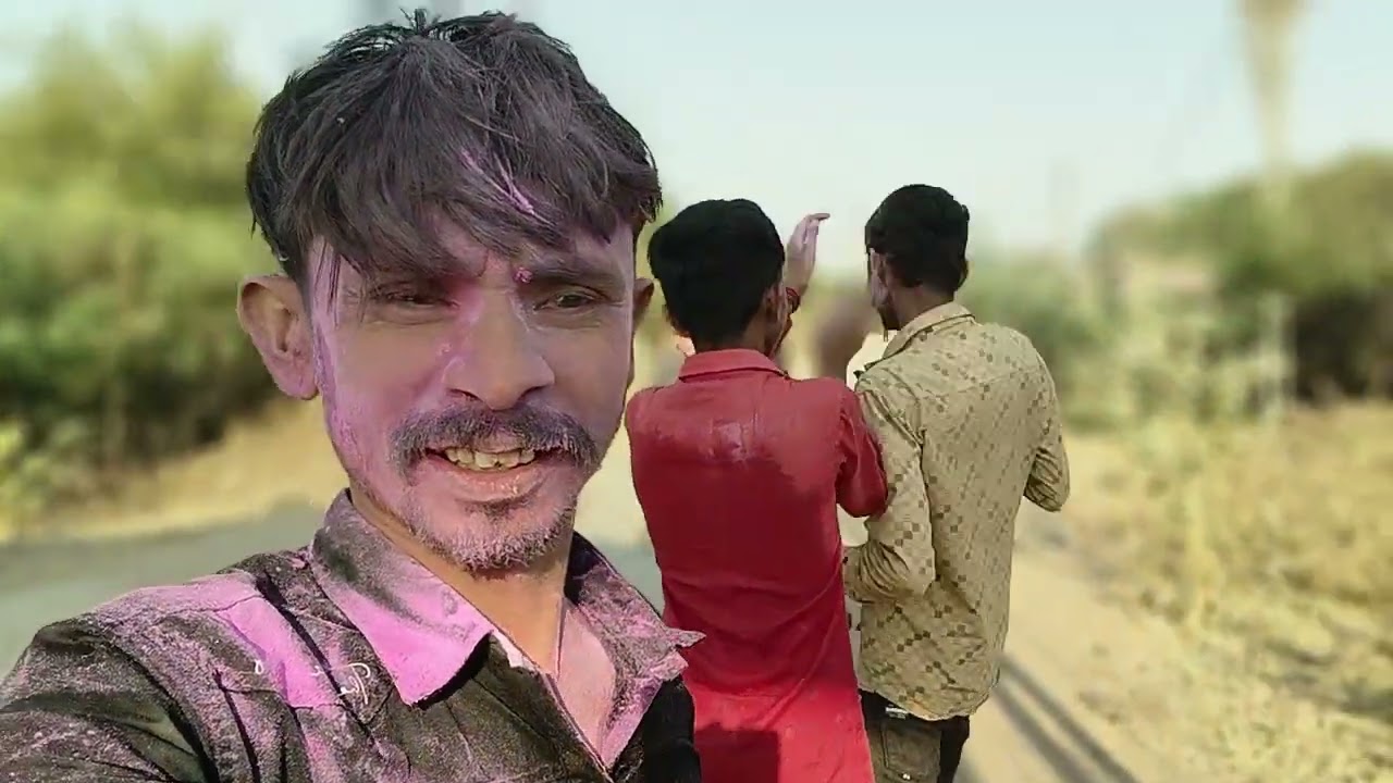 રામ રામ ને સિતા રામ ધુળેટી ની મોજ #DesiGujaratNoGomdyo