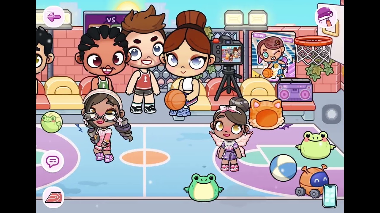 Jugamos basquetbol en avatar world 🏀⛹️‍♀️