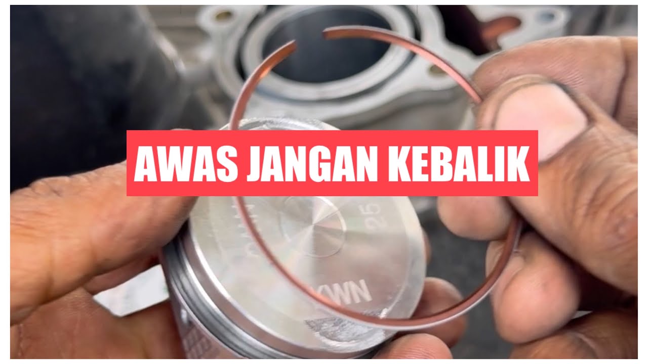 Cara memasang ring piston NPP