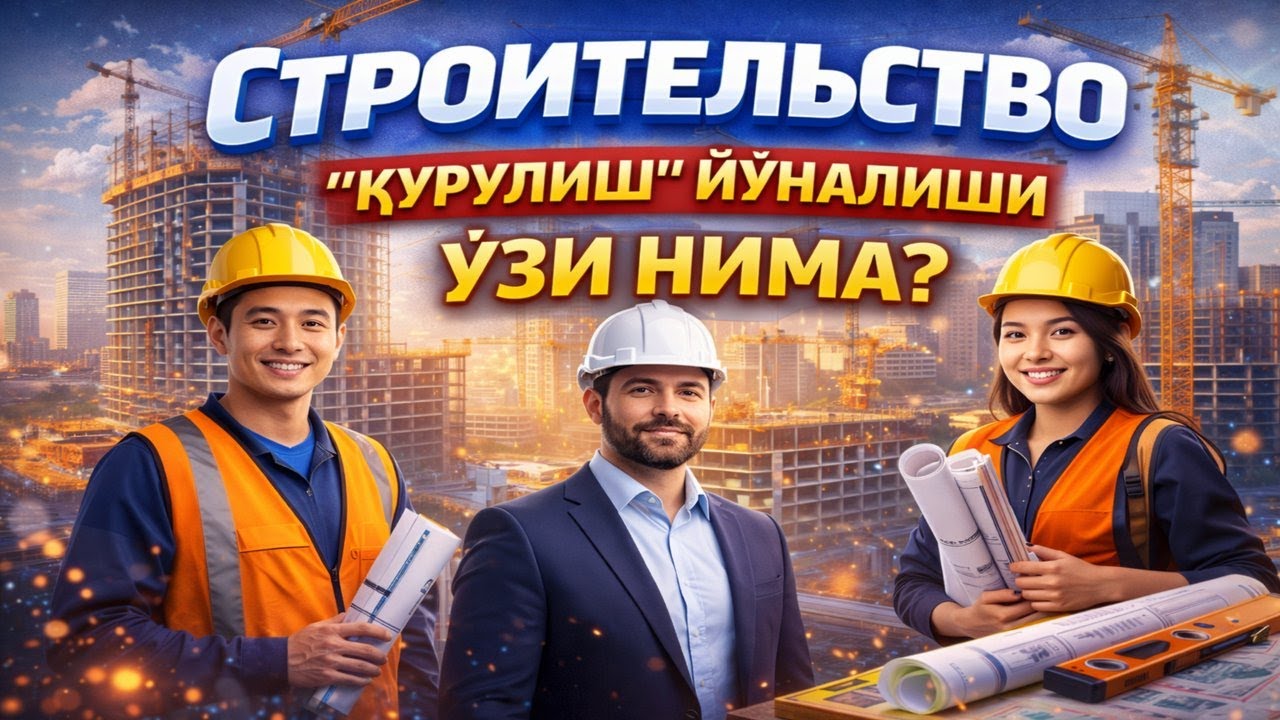 «Қурулиш — энг даромадли йўналишлардан бири? Йуналишлари, иш ва пул ҳақиқатда қандай?»