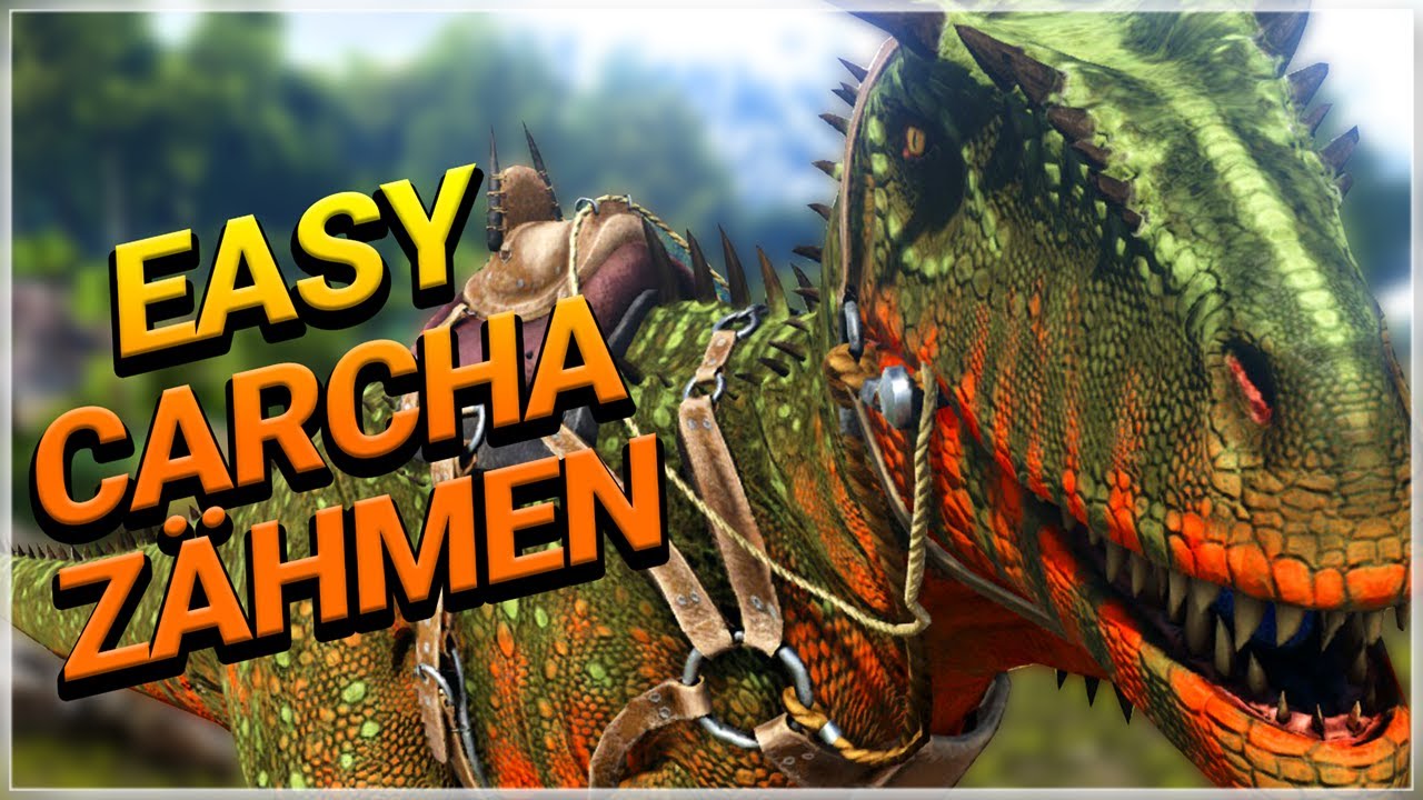 So zähmst du schnell und einfach einen Carcharodontosaurus | ARK Zähmen | ARK Survival Evolved