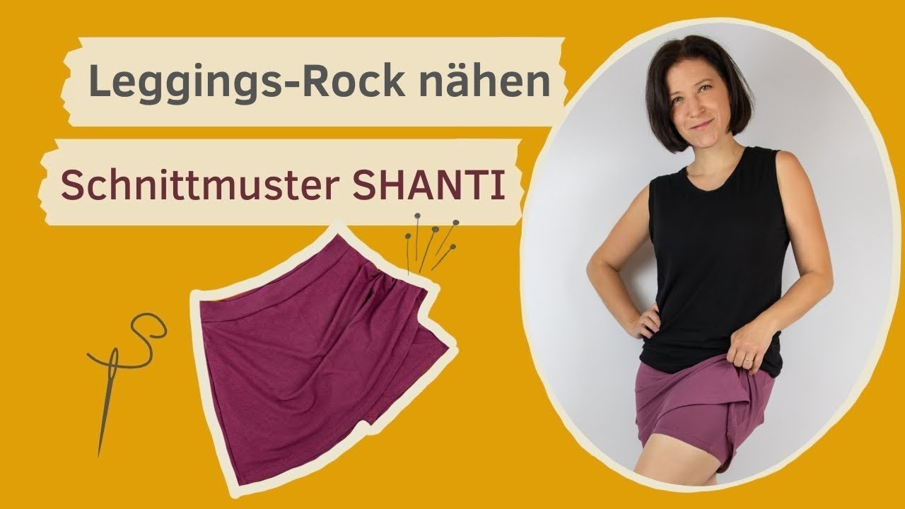 Leggings-Rock nähen mit Schnittmuster SHANTI