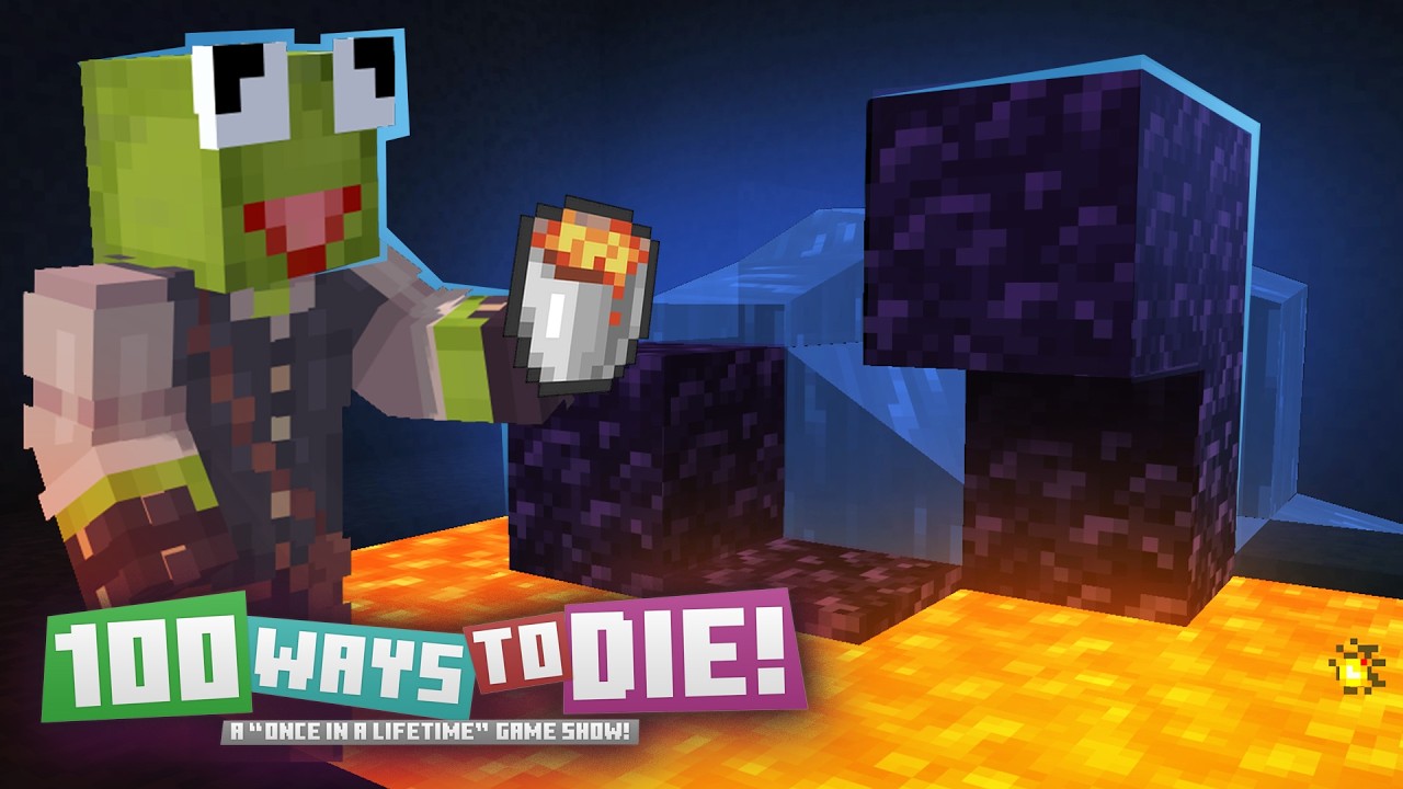 This video is Minecraft Rage Bait | 100 Ways to Die in Minecraft