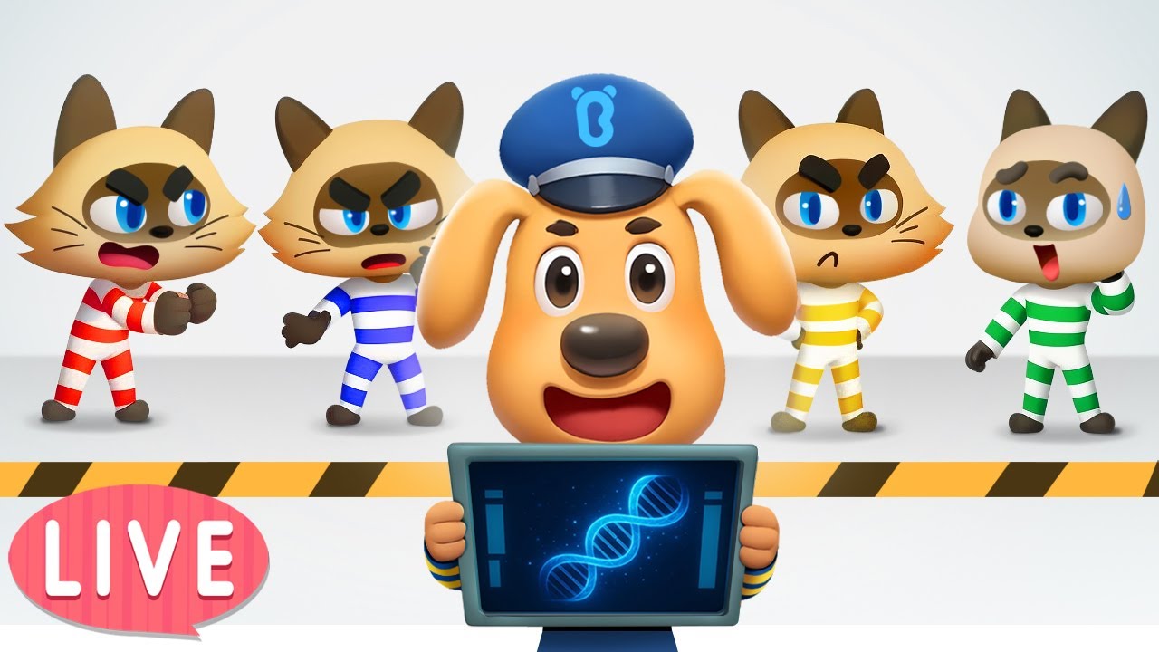 🔴LIVE | Secret in the Hair | Fun Adventure | Police Chase | Sheriff Labrador | Kid Cartoon | BabyBus