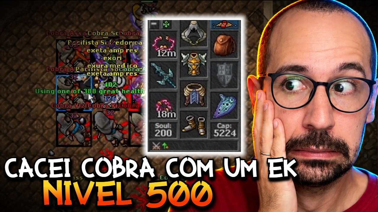 FUI COBRA BASTION COM EK LVL 500 COM SET CUSTO BENEFICIO NO RUBINOT E ME SURPREENDI