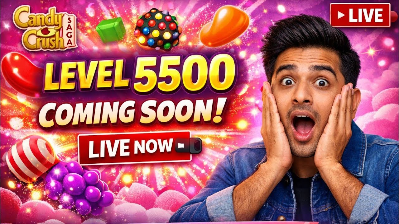 Candy Crush Saga LIVE 🍬 | Level Challenge 🔥 | Daily Gameplay | Road To 5K 🚀#5k #live #stream #gaming