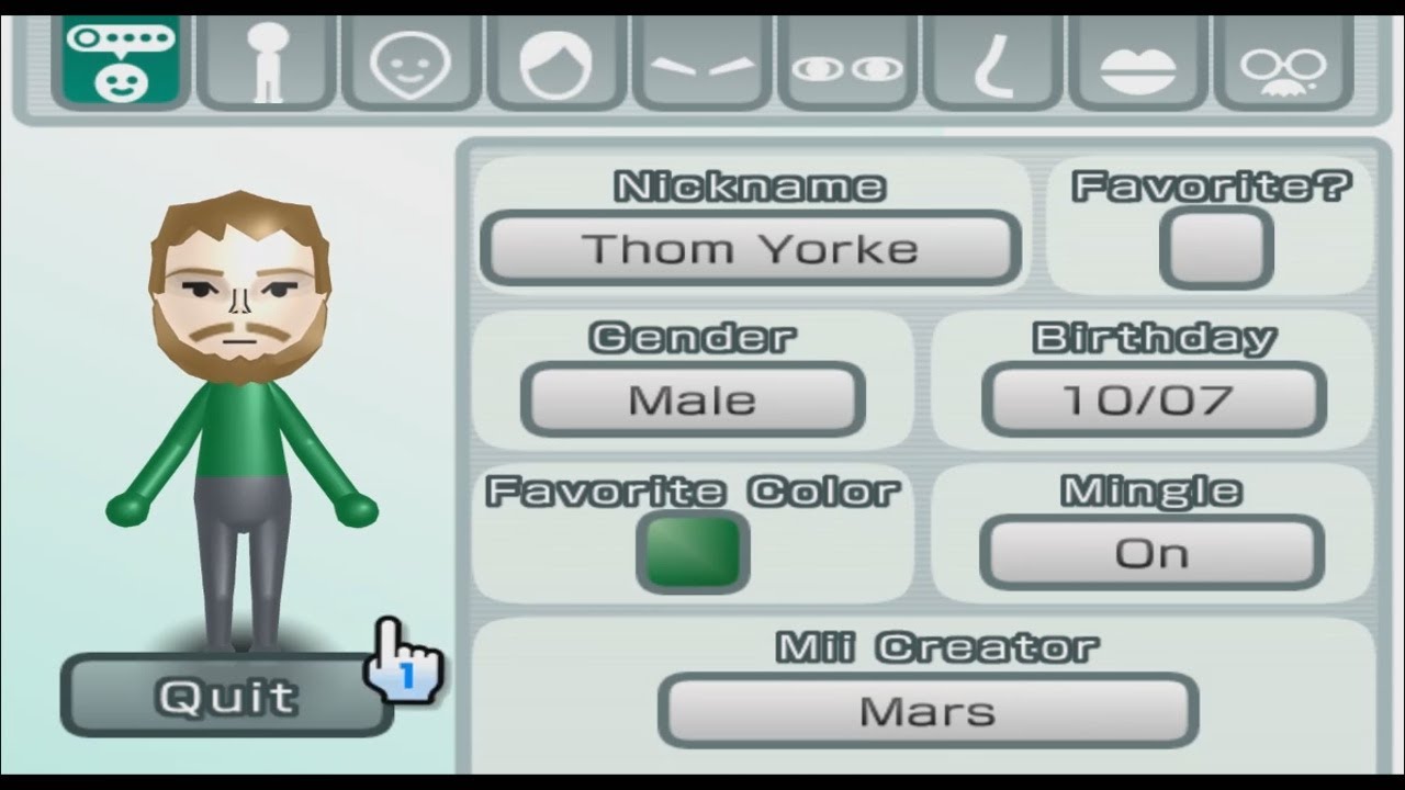 Thom Yorke - Radiohead - Mii 743