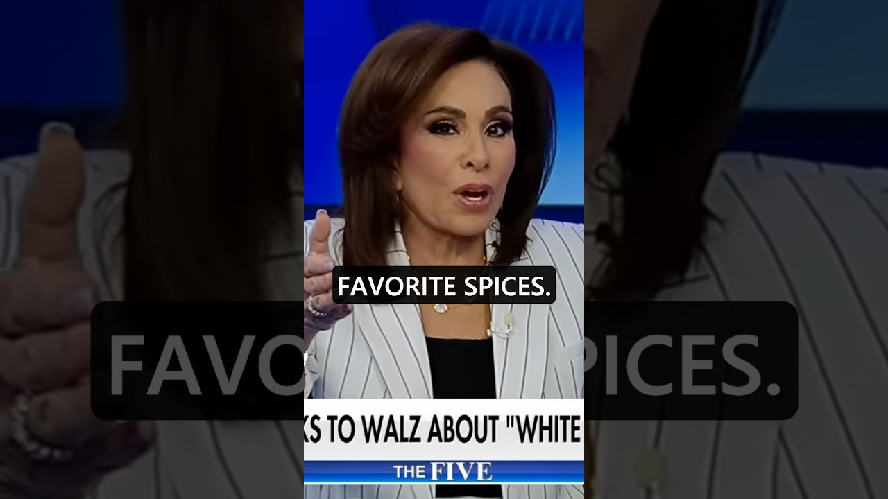 Janine Pirro 'Kamala and Walz are talking about White Guy Tacos & favorite spices' #shorts