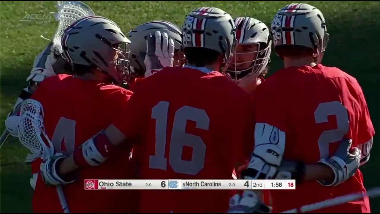 Ohio State @ #5 UNC - 2.20.22 College Lacrosse Highlights