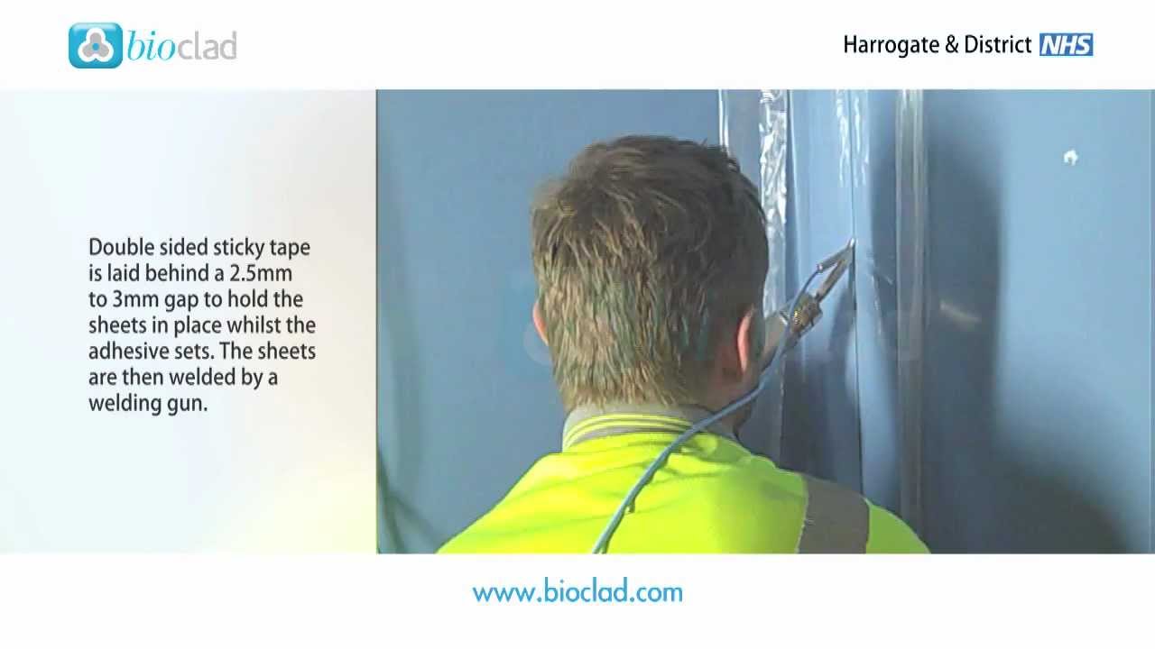 Hygienic Wall Cladding with a Welded Seamless Finish