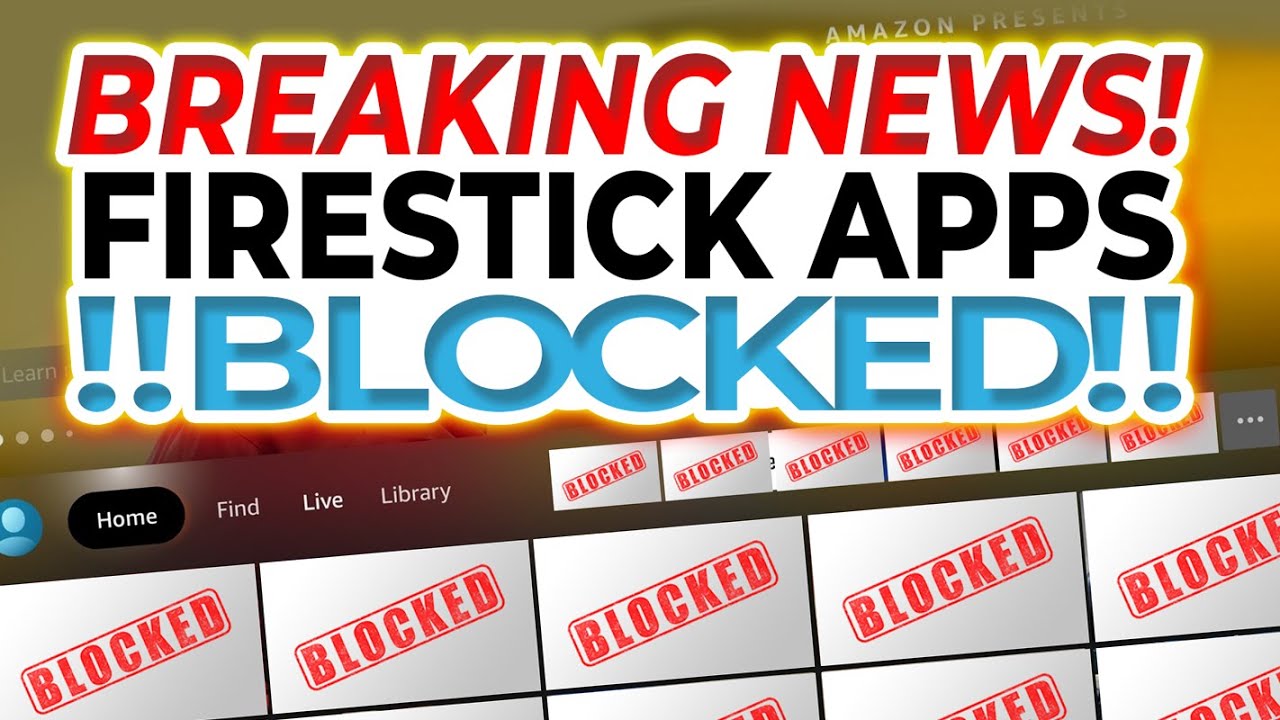 Amazon Firestick 🔥BREAKING NEWS🔥 Apps BLOCKED!!