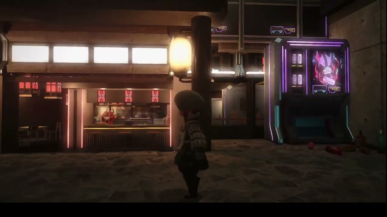 FFXIV Housing - Cyberpunk 2077 Sushi Shop