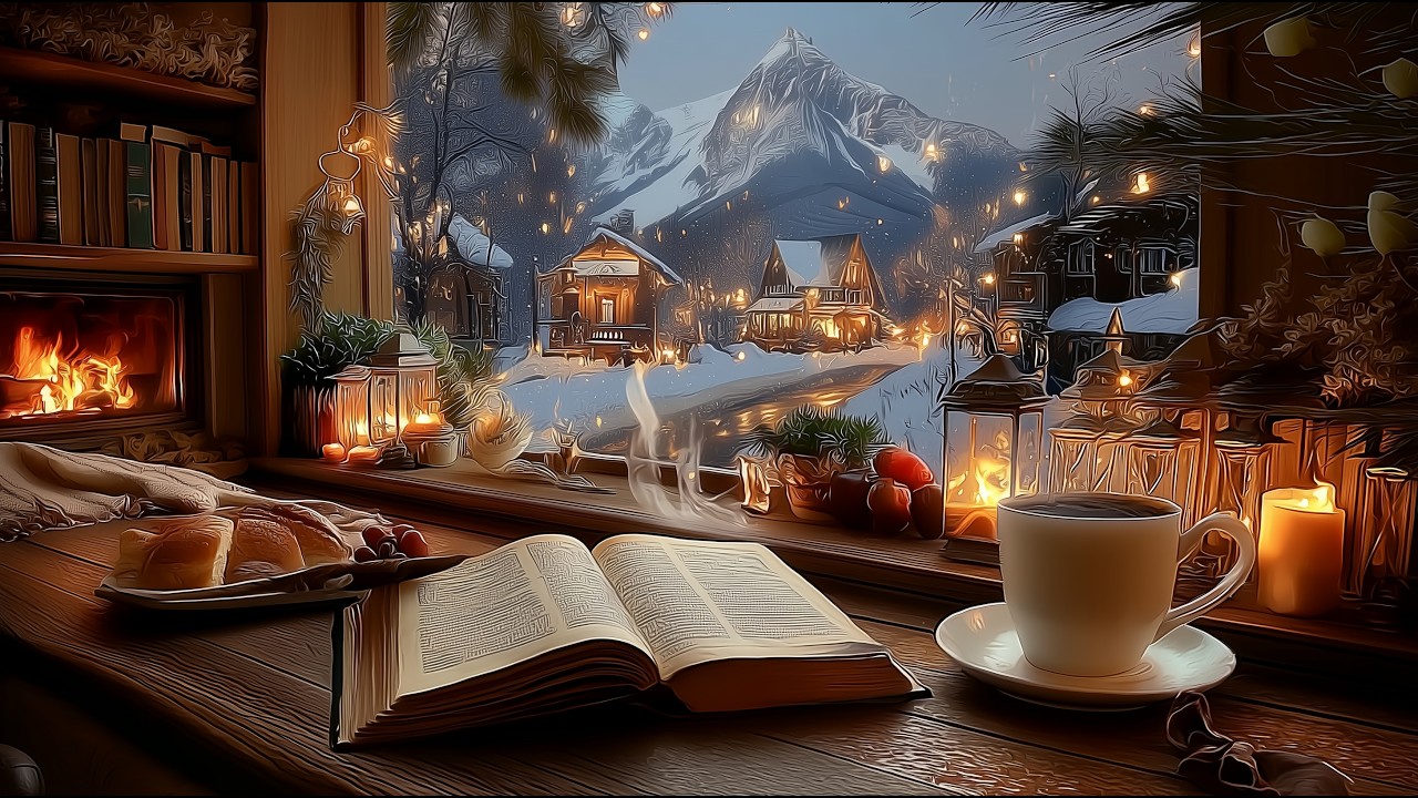 Warm Winter Jazz Piano ☕️ Cozy Atmosphere for Working & Relaxing