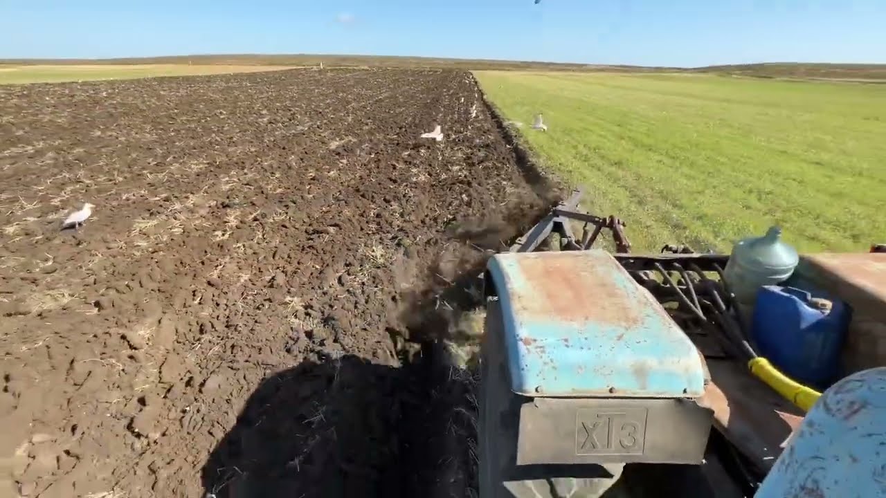 Один день пахоты на Т-150К