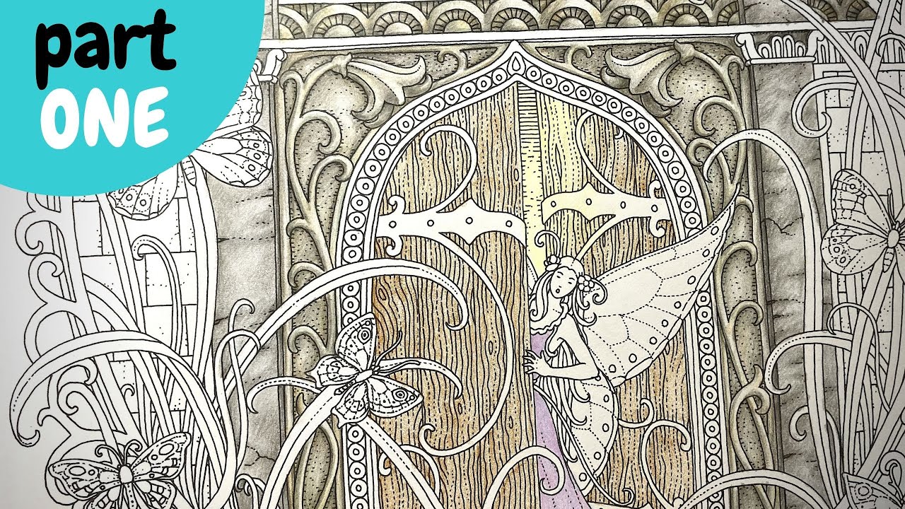Fairy Door Part 1 ⎢Timelapse Coloring Tutorial⎢Zemlja Snova (Dromenvanger) by Tomislav Tomic