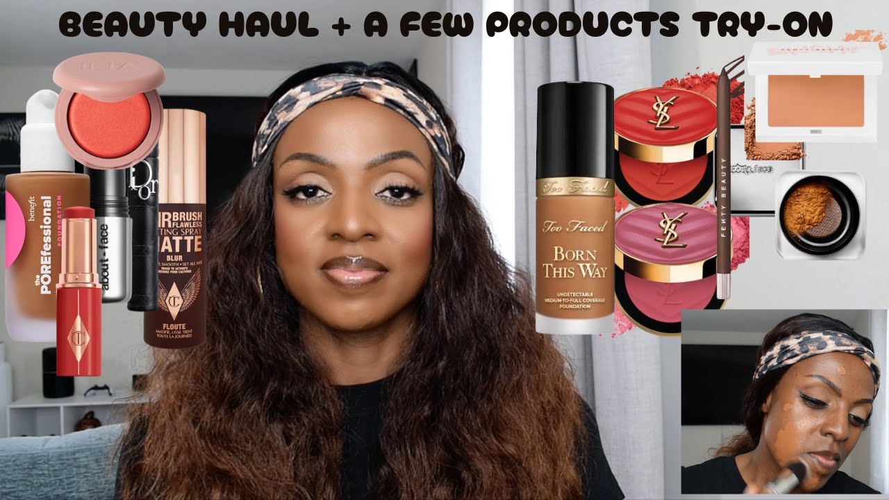 BEAUTY HAUL + A FEW PRODUCTS TRY-ON