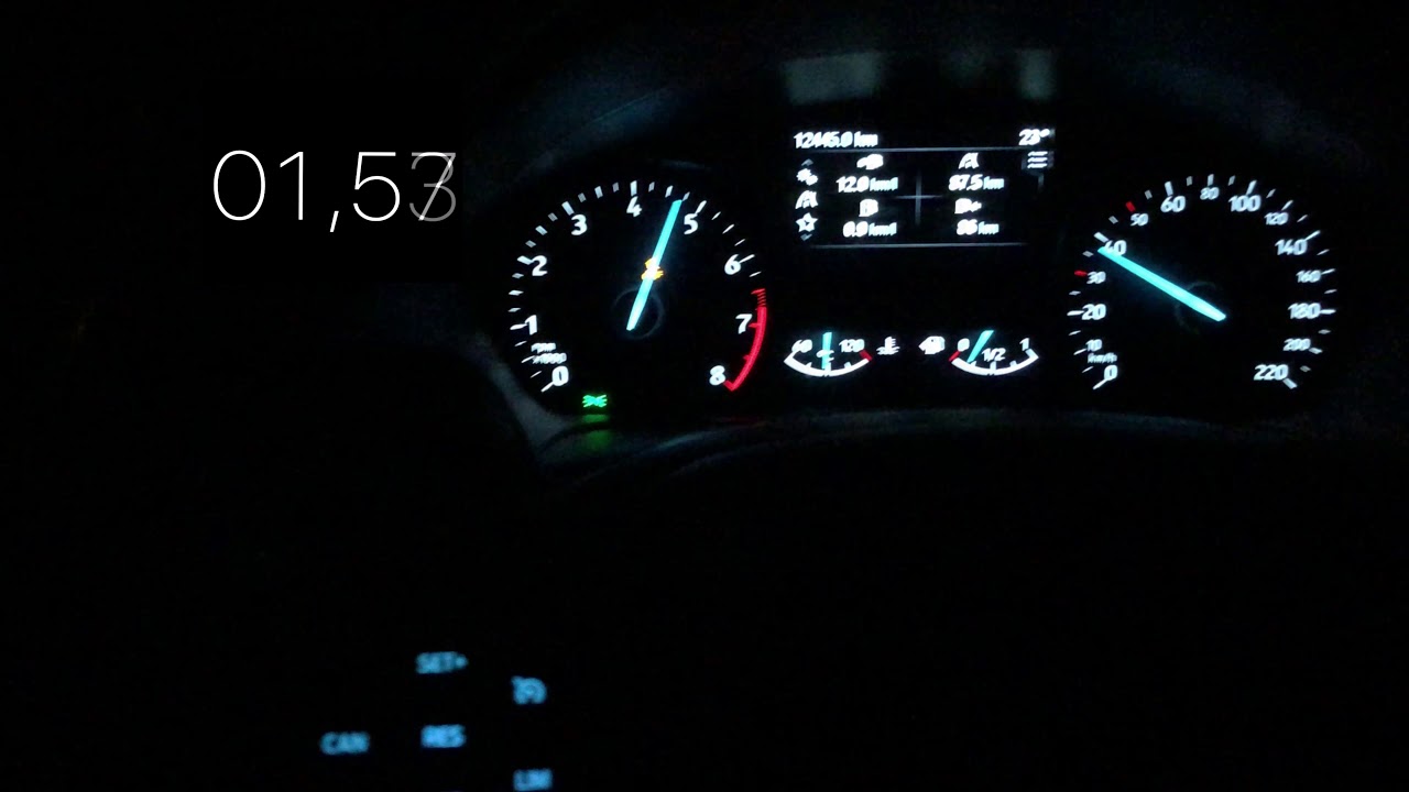 2018 Ford Fiesta 1.0 Ecoboost 140 hp acceleration 0-100