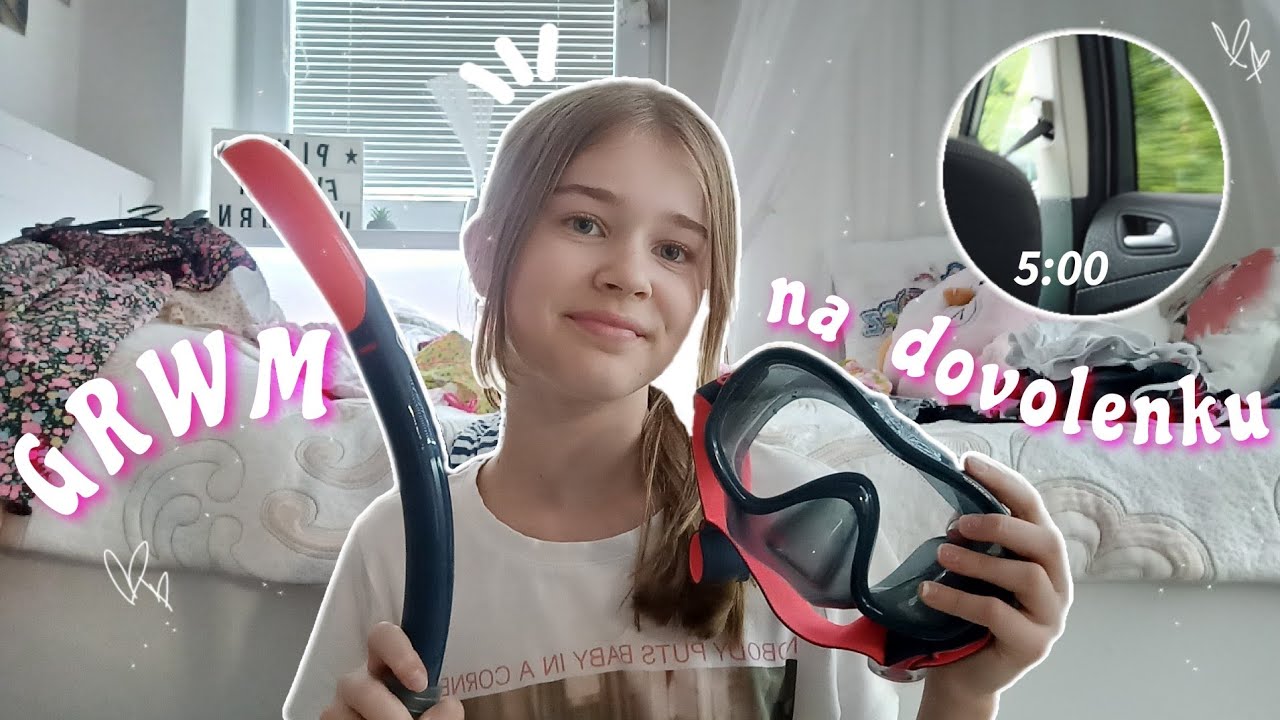 GRWM do Chorvátska 🐟🌺 || balím si oblečenie, sponky, a nedávam to🌴