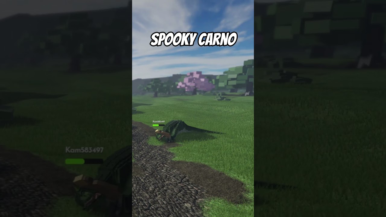 Spooky Carno | Jurassic Blocky #jurassicblocky #roblox #robloxmemes